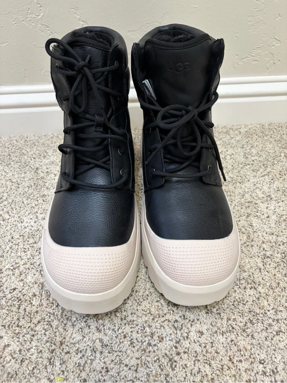 UGG Neumel High Weather Hybrid Boots Men’s 15 Black Birch Waterproof 1158208